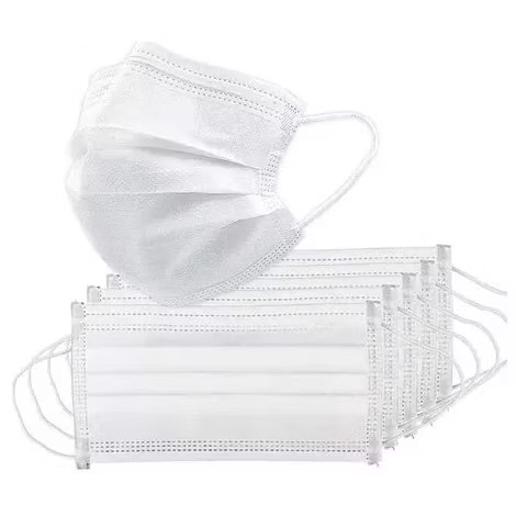 Kit c/ 10 máscaras Descartáveis Branca