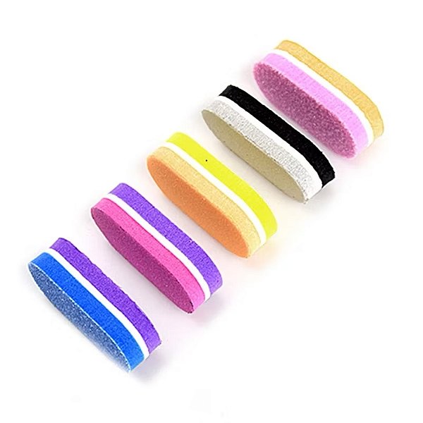 Kit c/ 10 Mini Lixas Buffer Oval