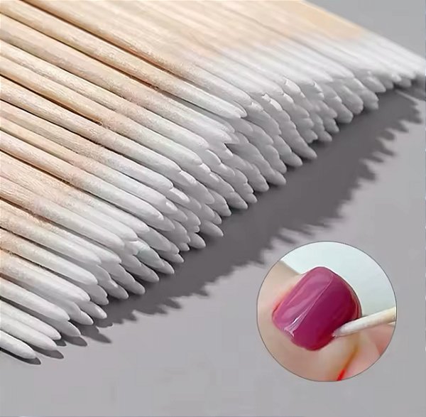 Kit c/20 palitos com pontas de algodão