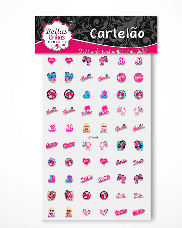 Cartelão 3D - Barbie