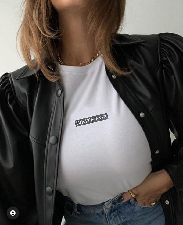 T-shirt White Fox