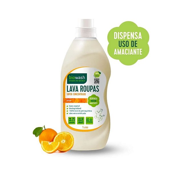 BIOWASH LAVA ROUPAS CITRUS
