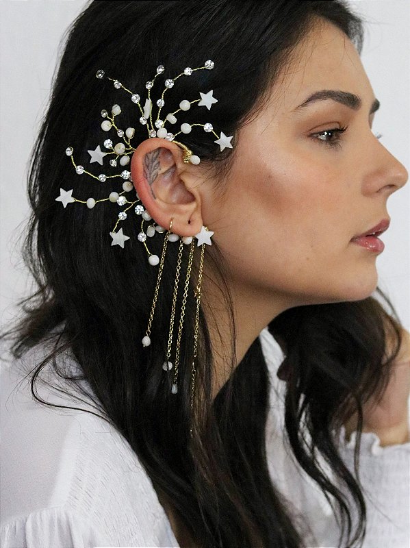 Ear Cuff Estrela Iluminada