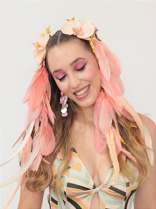 Bico de Pato Flores Coração Valente