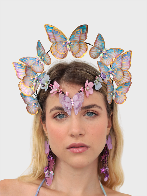 Tiara Fada Encantada Lilás