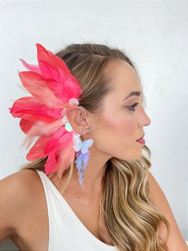 Ear Cuff Coral Encantado