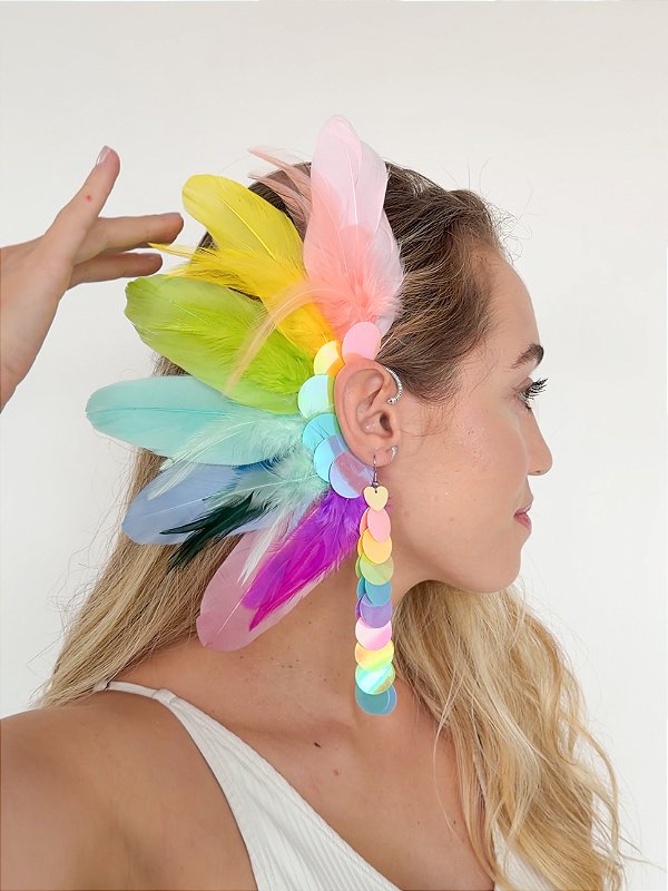 Ear Cuff Colorido Candy