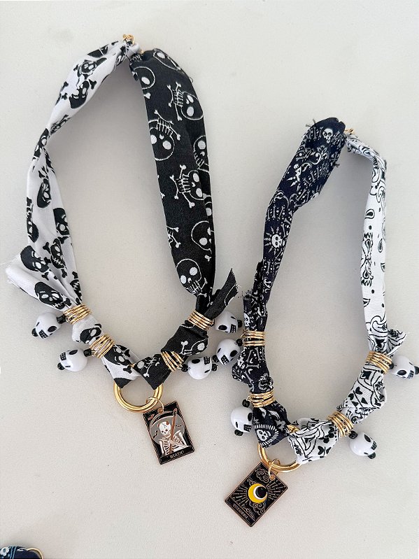 Choker Bandana Bar Halloween - Personalizável