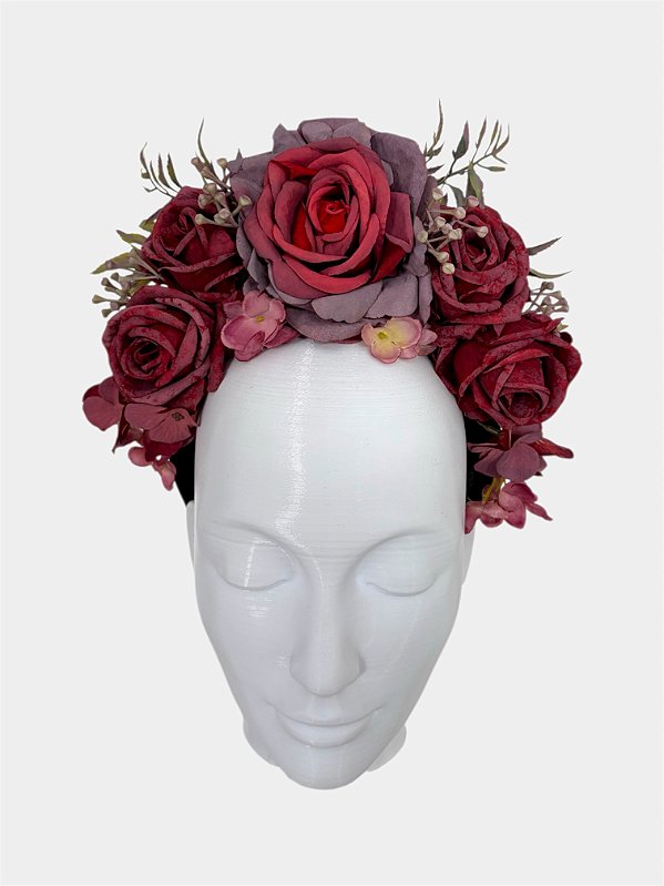 Tiara Flores Rosas de Sangue