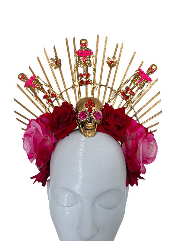 Tiara de Flores Santíssima Caveira