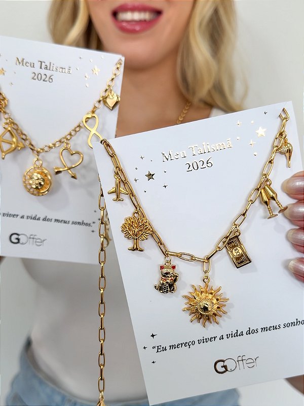 Colar Meu Talismã 2026 - Personalizável