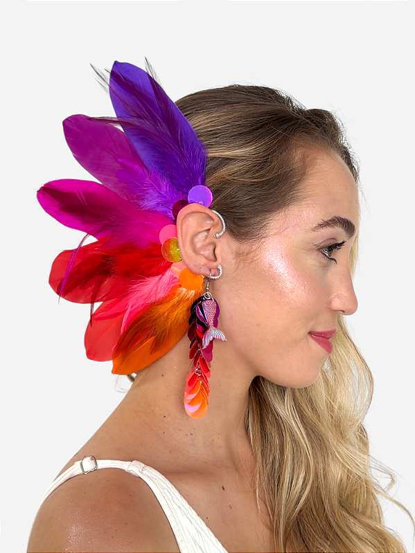 Ear Cuff Neon Sunset