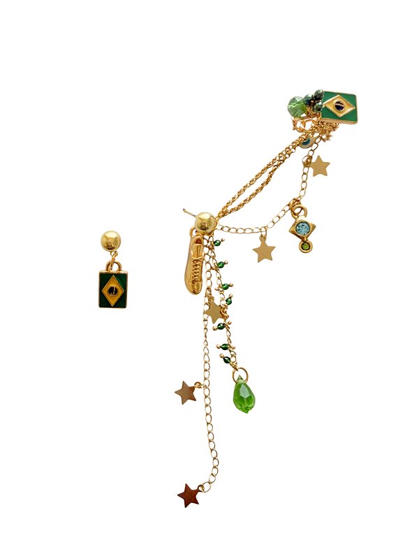 Ear Cuff Chuteira Brasil