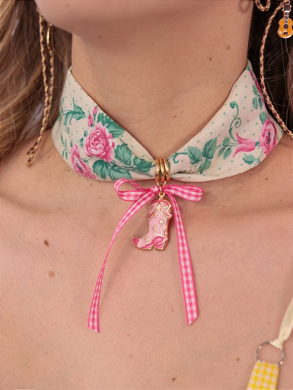 Choker Lenço Florinda Cowgirl