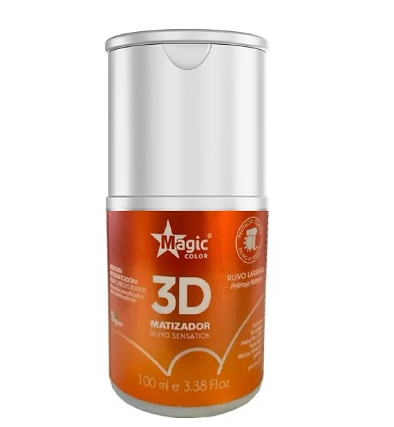 MATIZADOR 3D RUIVO INTENSO MAGIC COLOR 100ML