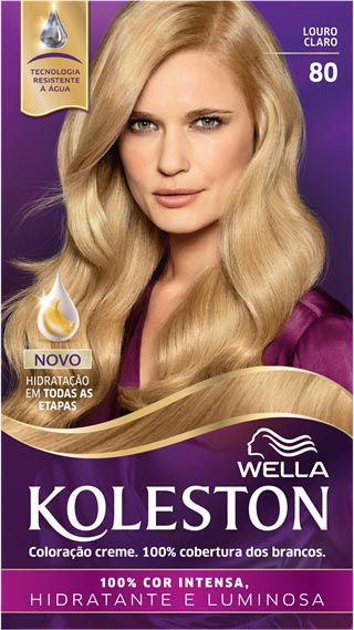 TINTA KOLESTON LOURO CLARO 80
