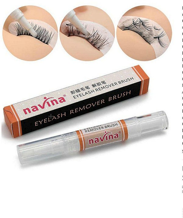 REMOVEDOR LIQUIDO DE CILIOS FIO A FIO NAVINA
