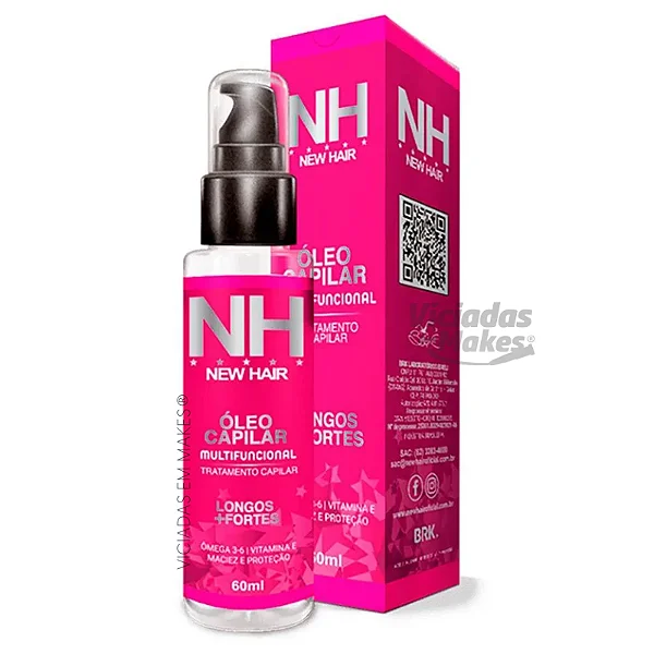 Óleo Capilar Multifuncional New Hair 60ml