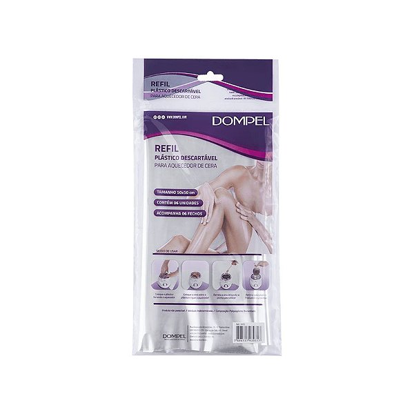 REFIL PLASTICO DESCARTAVEL PARA AQUECEDOR DE CERA ALTEZ KIT 6 UNIDADES