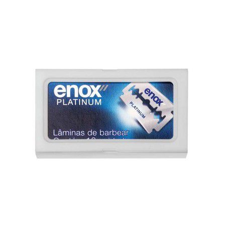 LAMINAS DE BARBEAR ALTA PRECISÃO PLATINUM BLISTER ENOX