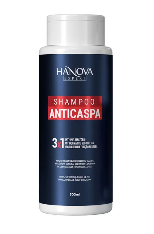 SHAMPOO ANTICASPA 3x1 HANOVA 300ML