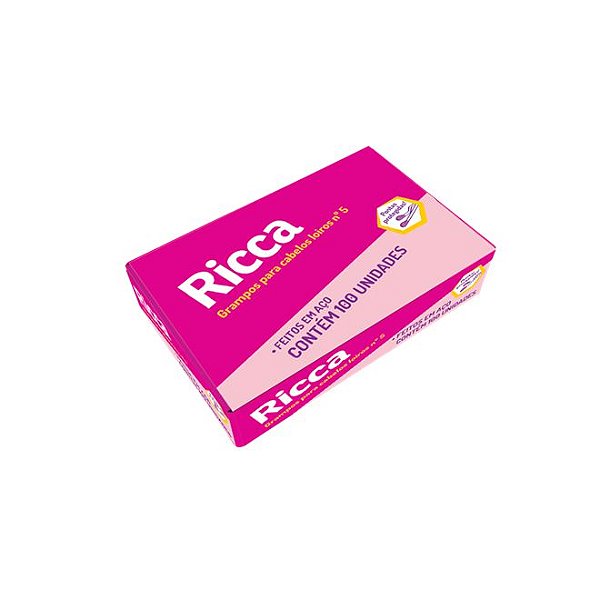GRAMPOS PARA CABELO COR PRETO Nº5 RICCA