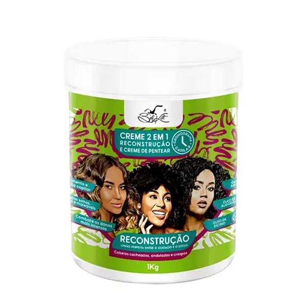 Creme 2 Em 1 Reconstrução Belkit 1kg