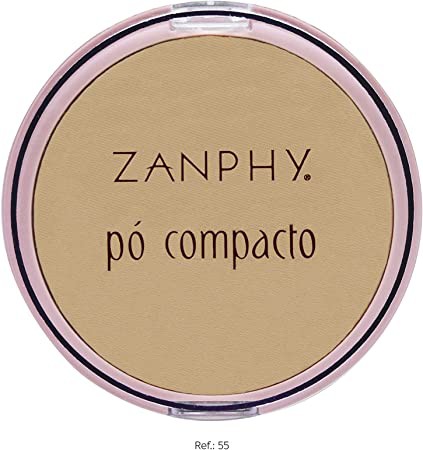 PÓ COMPACTO ZANPHY COR 55 NOVA EMBALAGEM