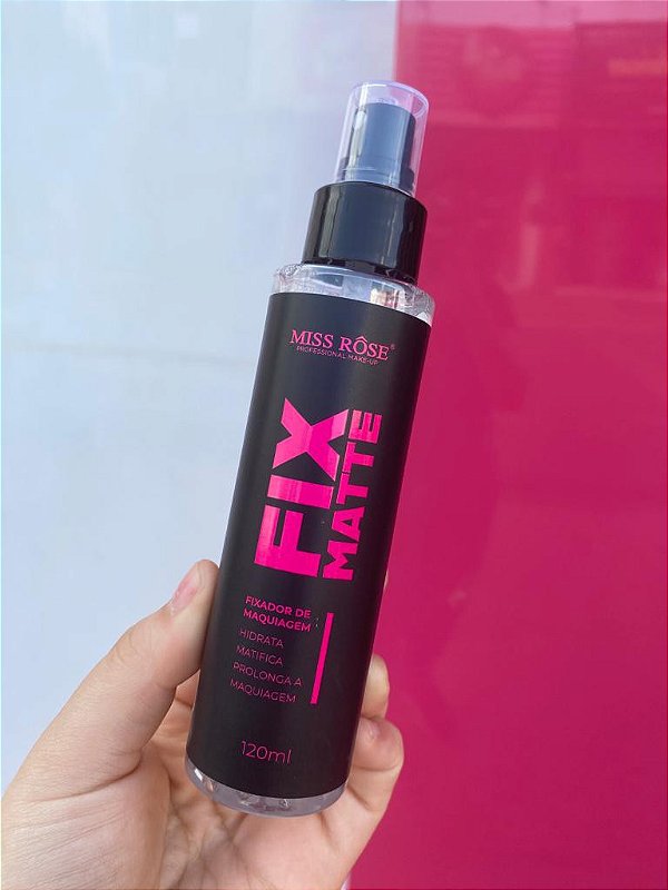 FIXADOR DE MAQUIAGEM FIX MATTE MISS RÔSE 120ml