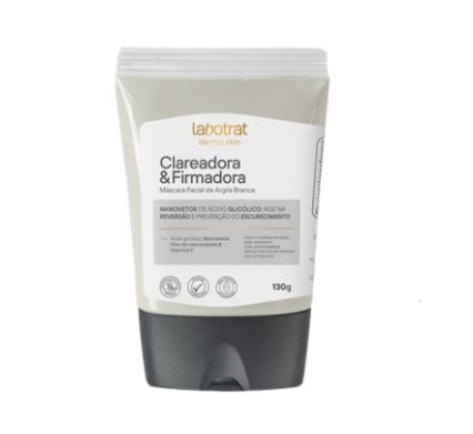 MÁSCARA FACIAL DE ARGILA CLAREADORA E FIRMADORA LABOTRAT 130g