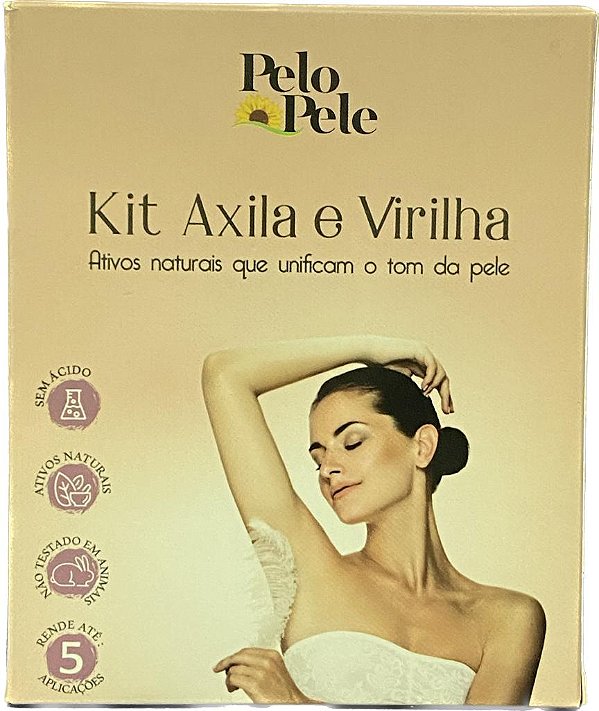 KIT AXILA E VIRILHA PELO E PELE