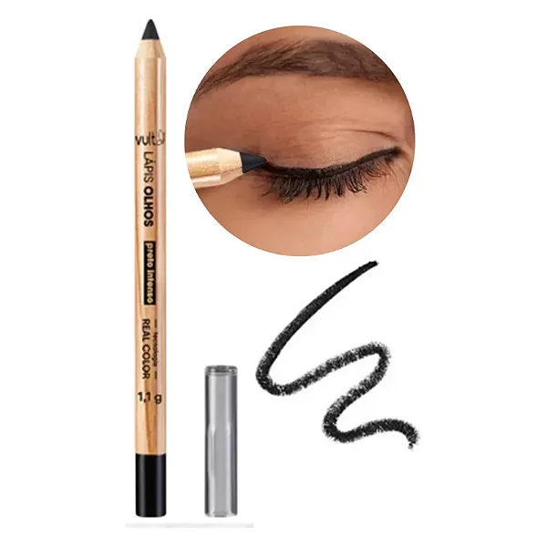 Lápis para Olhos Preto Intenso 1,1g