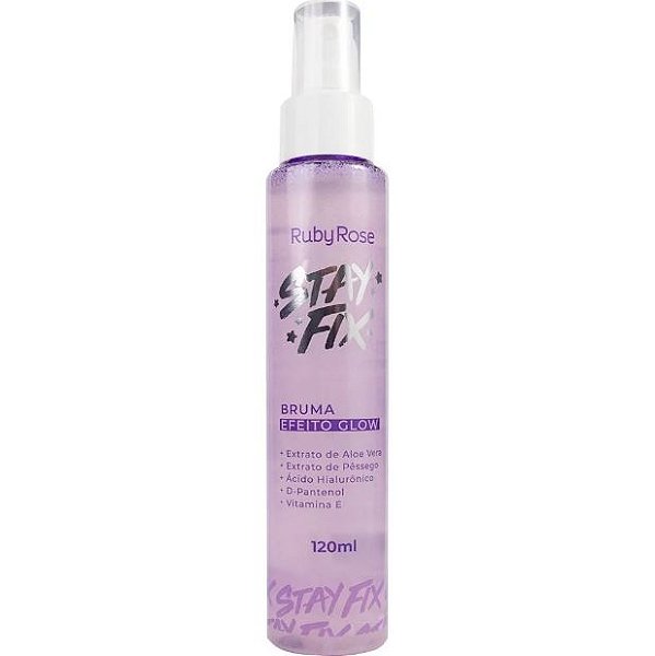 Bruma Efeito Glow Stay Fix Ruby Rose 120ml
