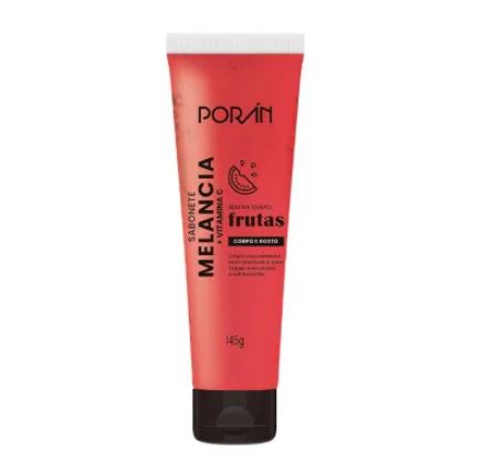 SABONETE ROSTO E CORPO PORÁN MELANCIA + VITAMINA C 145g