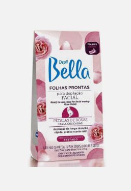 FOLHAS PRONTAS PARA DEPILAÇÃO FACIAL DEPIL BELLA 16UND