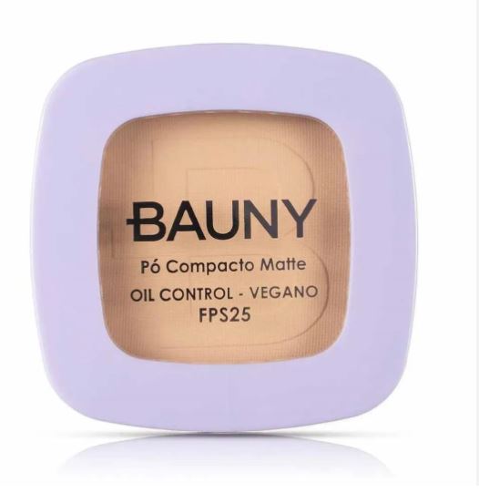 PÓ COMPACTO MATTE FPS25 COR 040 BAUNY