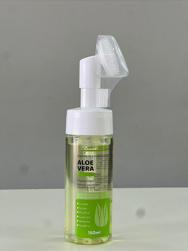 ESPUMA DE LIMPEZA FACIAL ALOE VERA COLORNOW 150ml