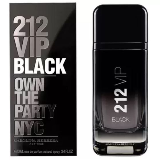 PERFUME 212 VIP BLACK EAU DE PARFUM CAROLINA HERRERA 100ml