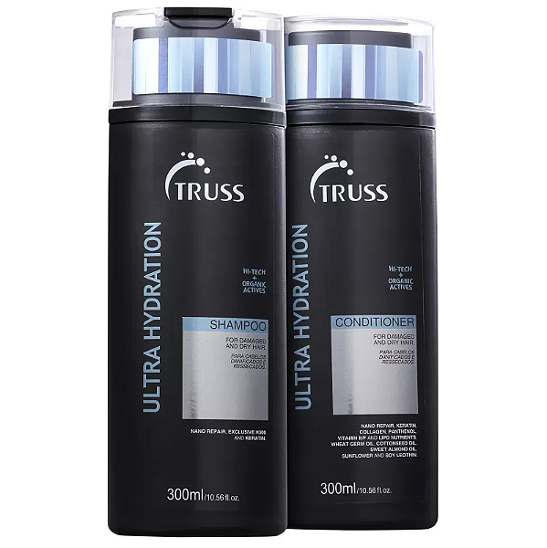 KIT SHAMPOO E CONDICIONADOR ULTRA HYDRATION TRUSS 300ML