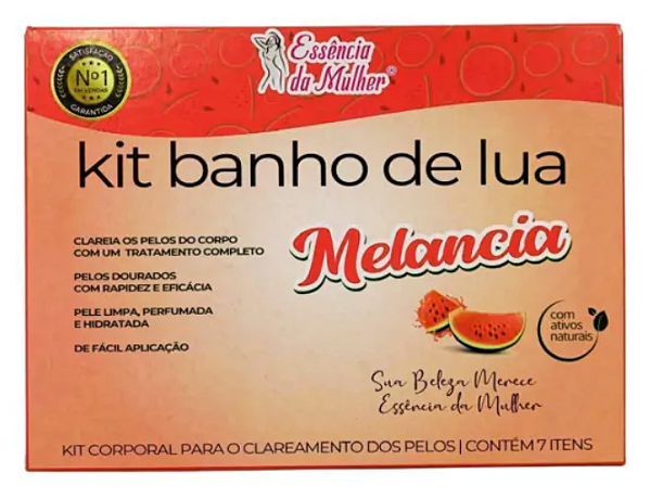 KIT BANHO DE LUA MELANCIA ESSENCIA DA MULHER