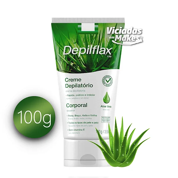Creme Depilatório Corporal Aloe Vera Depilflax 100g