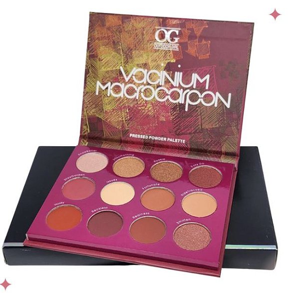 PALETA PROFISSIONAL DE SOMBRAS OG VACINIUM MACROCARPON