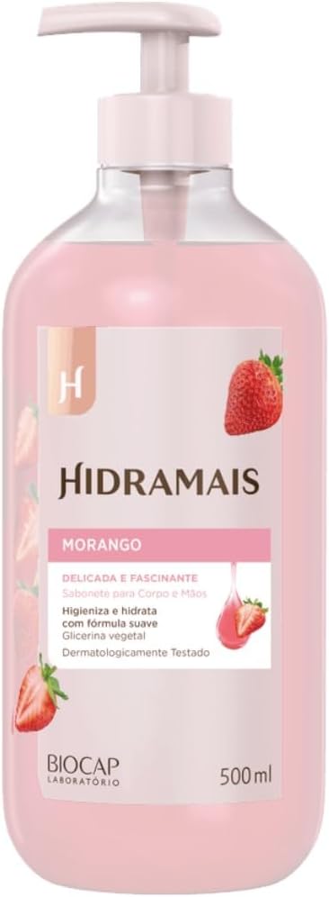 SABONETE CORPORAL MORANGO HIDRAMAIS 500ML