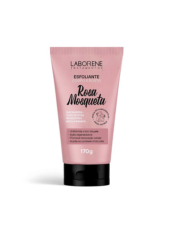 ESFOLIANTE CORPO E ROSTO ROSA MOSQUETA 170G LABORENE
