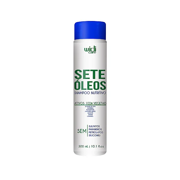 SHAMPOO NUTRITIVO SETE ÓLEOS 300ML - WIDI CARE