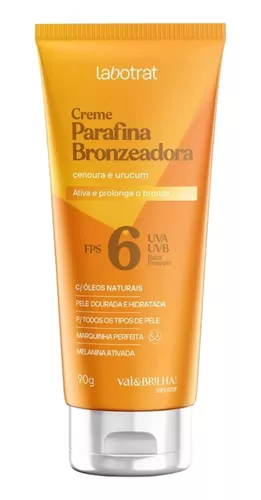 PARAFINA BRONZEADORA CENOURA E URUCUM LABOTRAT 90g