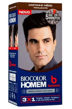 TONALIZANTE HOMEM BIOCOLOR CASTANHO MEDIO