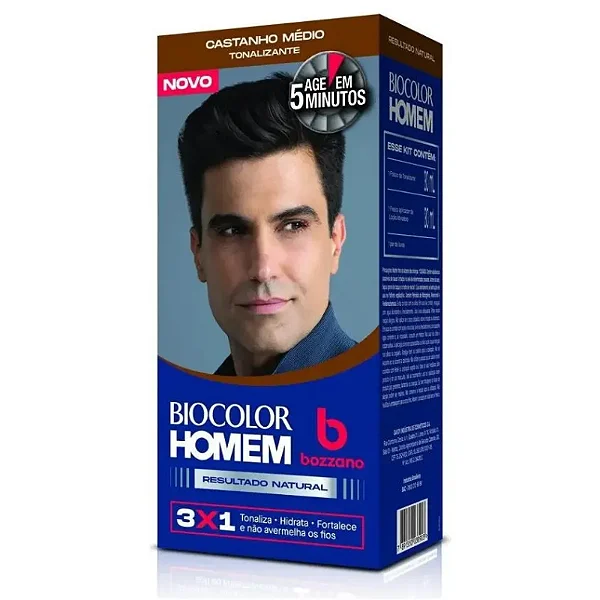 Tonalizante Homem Biocolor Castanho Medio
