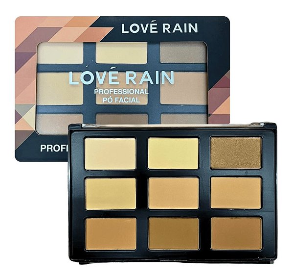 PALETA DE PÓ COMPACTO CONTORNO LOVE RAIN