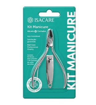 KIT MANICURE ALICATE E CORTADOR ISACARE